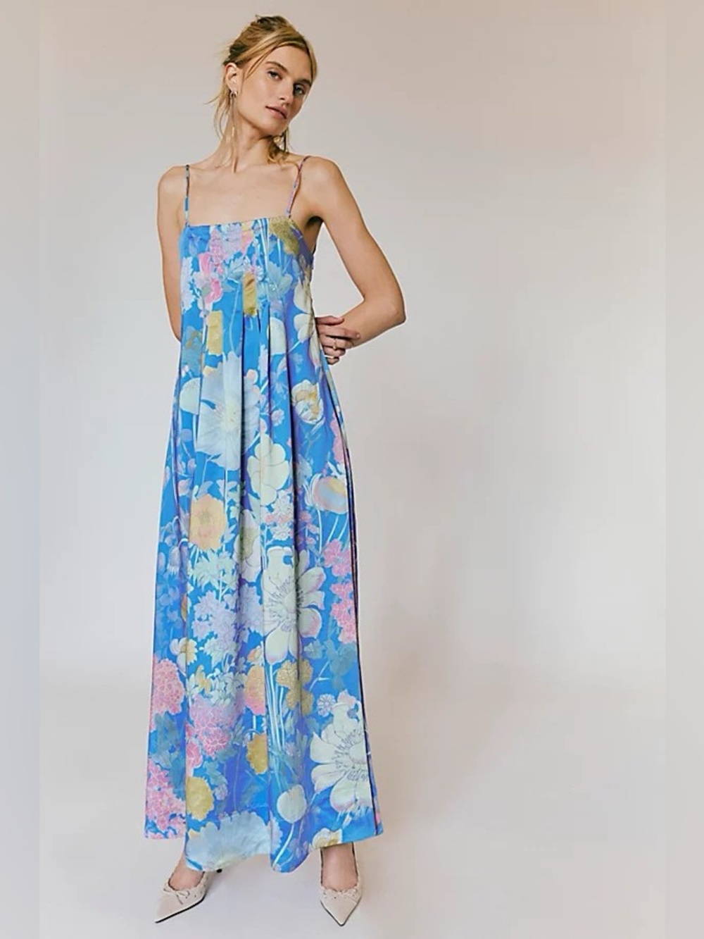 NWT! FP Free People Botanical Maxi Dress Sz Large